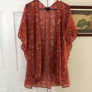 Open Front Tunic Top